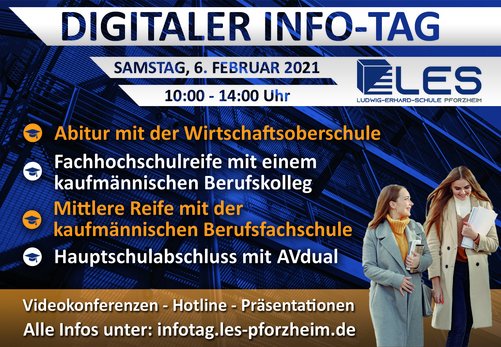 Einladung zum digitalen Infotag am 6.2.21