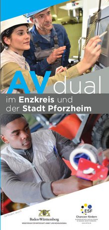 AVdual-Begleitung: Flyer zum Download