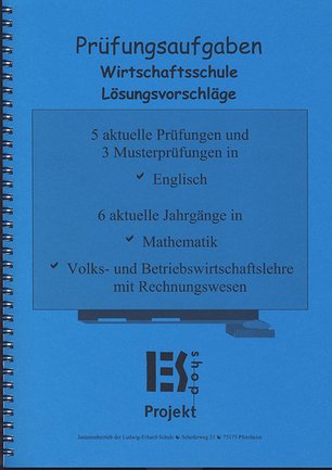 Titelblatt Lösungsheft Wirtschaftsschule