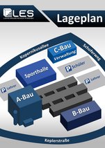 Lageplan der Schulgebäude